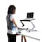 Uncaged Ergonomics Workez Standing Desk Ergonomic Sit Stand Up Converter Riser For Laptop WESDB - alternate 1